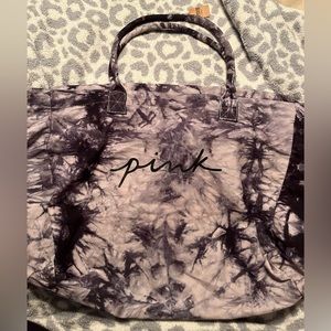 𝅺Tie Dye Victoria Secret Pink Large Tote Bag